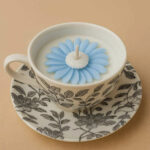 Handmade Teacup Candle – Luxury Soy Wax with Floral Design – Perfect Gift in London, UK 2