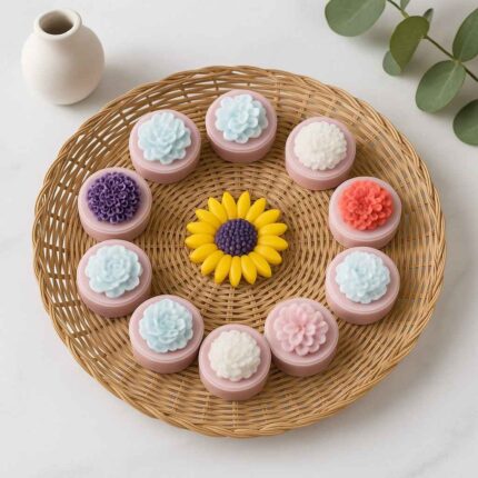 Luxury Handmade Floral Candles – Perfect for Diwali, Christmas & Festive Gifting in London, UK