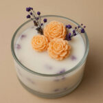 Luxury Handmade Floral Soy Wax Candle – Perfect for Gifting & Home